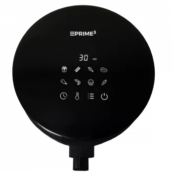 Fritadeira de ar quente PRIME3 SAF31 – 2,5 L, 1200 W, fritadeira de ar quente sem óleo, preta