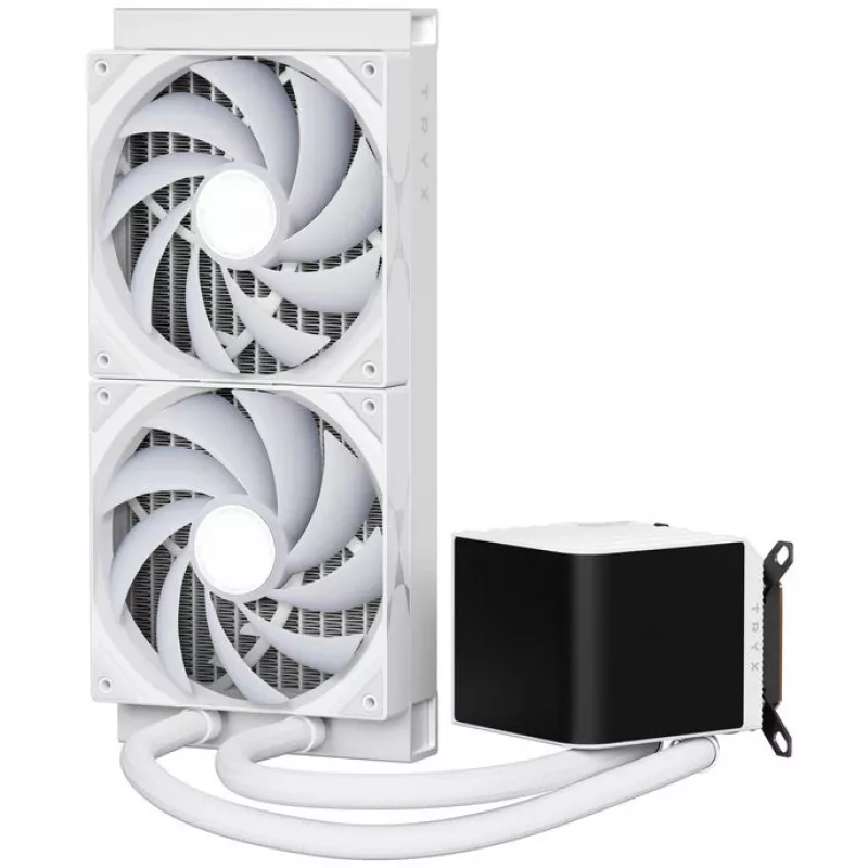 Dissipador líquido ARGB - 280 mm branco
