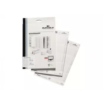 Inserção para porta-nomes Durable 1456-02 60x90 mm branco