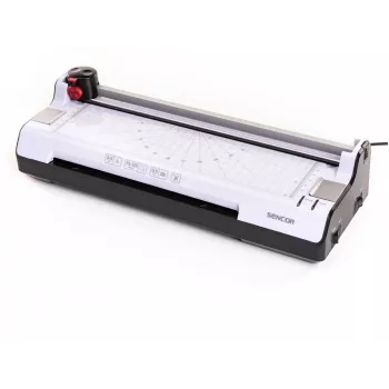 Plastificadora de escritório SENCOR SLA 230 A4, compatível com folhas A4, espessura de película 2x75–2x125 mm