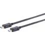 Cabo DisplayPort S/CONN 10-81045 3 m preto ficha 1 DisplayPort ficha 2 DisplayPort