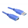 Cabo USB DeLOCK USB 3.0-A macho/fêmea 1m