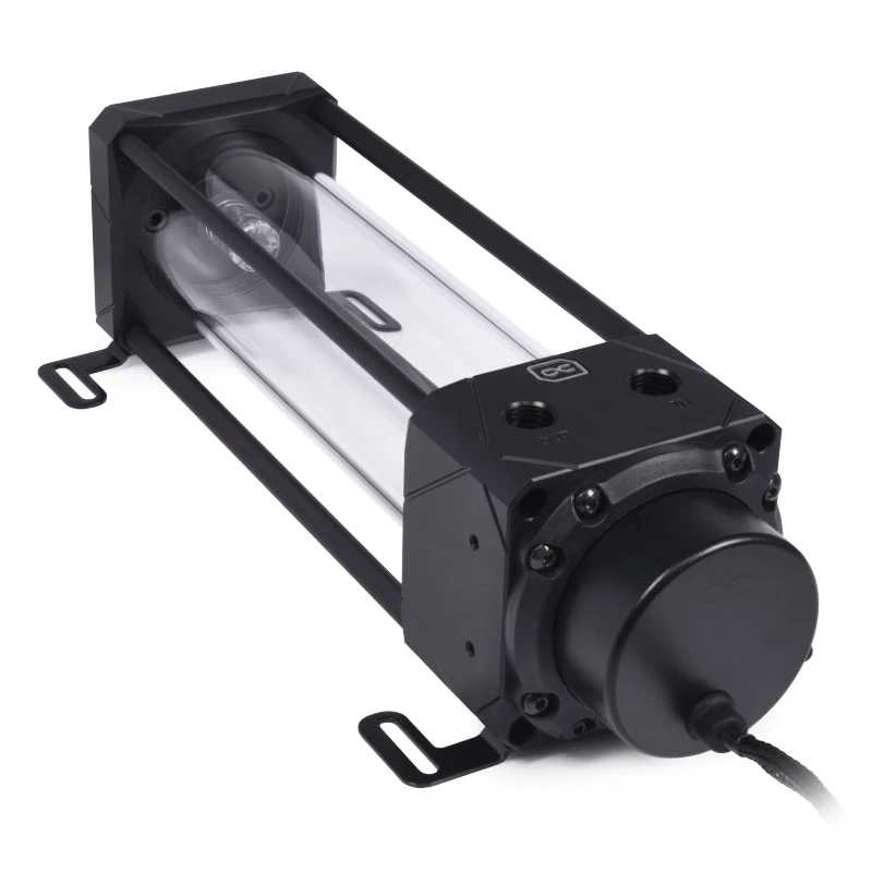Alphacool Eisbecher Aurora D5 250 mm reservatório com bomba VPP Apex D5, acetal/vidro (13326)