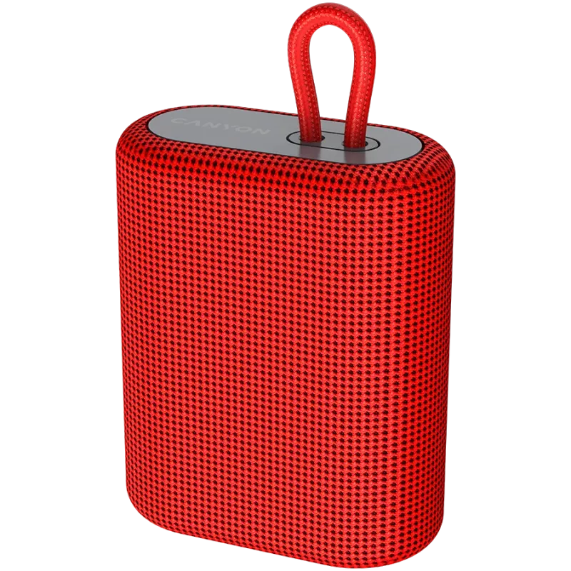 Altifalante Bluetooth Canyon BSP-4 leitor TF/USB-C/5W vermelho retalho