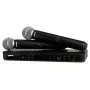 Shure BLX288E/SM58-H8E – Sistema sem fios com recetor e dois microfones SM58
