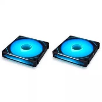 LIAN LI UNI FAN SL-INF 140 ARGB Reverse Blade PWM pack de 4, preto