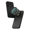 Capa de moldura magnética para filtros Telesin para iPhone 15 Pro