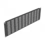 Tampa cega ventilada DeLOCK 66681 tampa horizontal para armário de rede 19 polegadas 3U preto