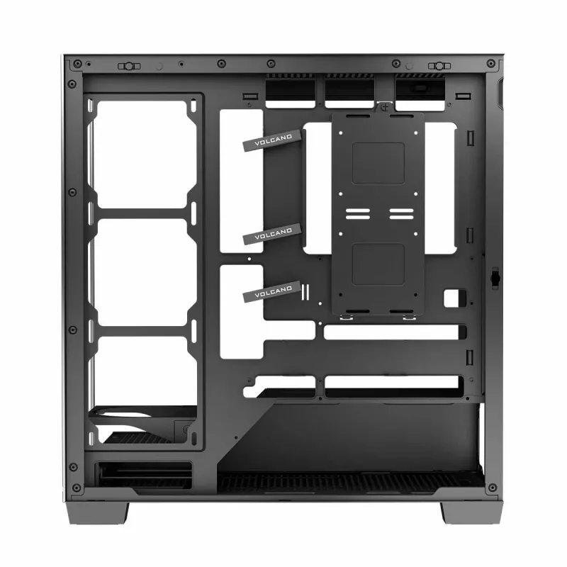 Caixa de PC MODECOM Volcano Stellar NF ATX Midi Tower, vidro temperado, preto, suporta ATX/micro ATX, GPU até 420 mm, cooler da CPU 175 mm