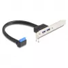 Adaptador USB 3.2 Gen 1 interno DeLOCK 83015 preto 5 Gbit/s