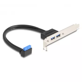 Adaptador USB 3.2 Gen 1 interno DeLOCK 83015 preto 5 Gbit/s