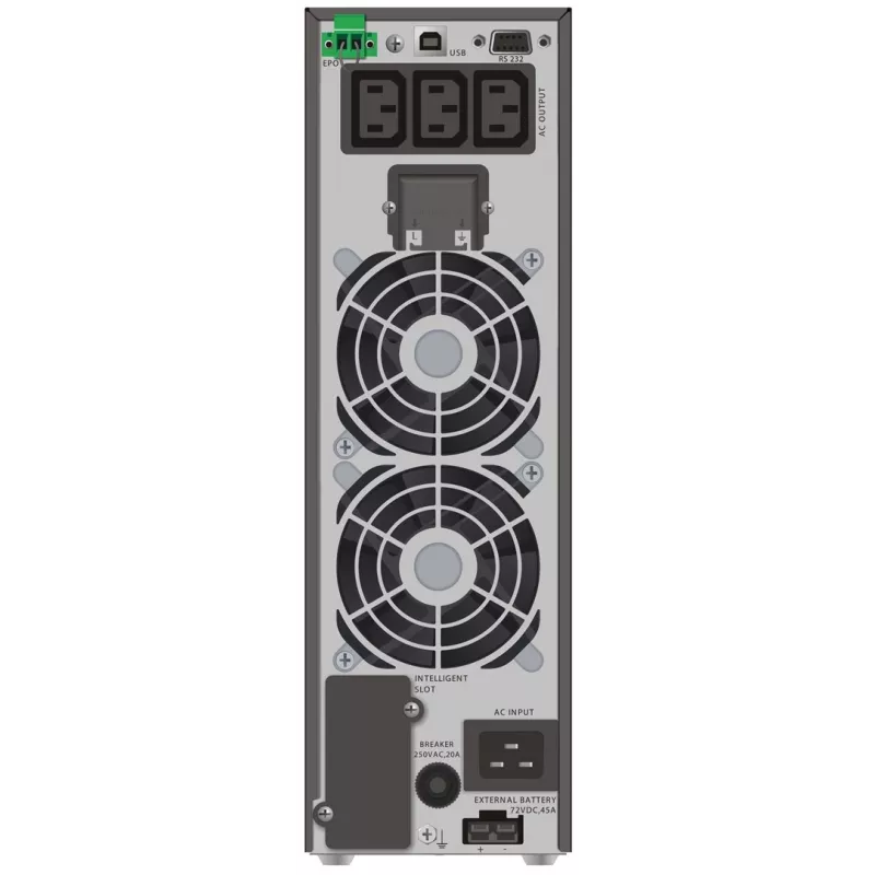 PowerWalker VFI 3000 TGS fonte de alimentação ininterrupta (UPS) dupla conversão (Online) 3 kVA 2700 W 3 saídas AC