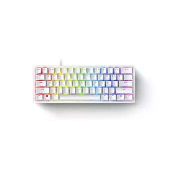 Teclado mecânico gaming Razer Huntsman Mini 60% branco USB QWERTY US International interruptores óticos