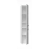 Armário de arrumação de casa de banho top e shop NEL II BIEL POŁ — de pé, 5 prateleiras, 310×300×1740 mm, branco