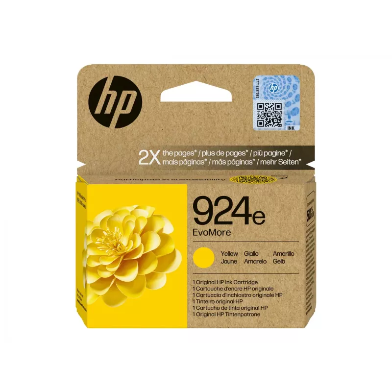 HP 924e EvoMore Amarelo Cartucho de tinta original