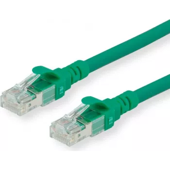 ROLINE - Cabo patch - RJ-45 (M) para RJ-45 (M) - 30 cm - SFTP - CAT 6a - verde (21.15.2973)
