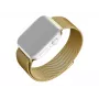 Pulseira de substituição em malha metálica FIXED FIXMEST-434-GD para Apple Watch 42/44/45/46/49 mm, acabamento dourado