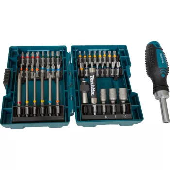 Conjunto de chaves de caixa e bits de roquete 44 unid.