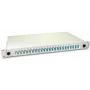 Lightwin Caixa de fusão de fibra ótica, 48 fibras, 24x DLC multimodo, 50/125µm OM3 pigtail caixas de fusão (SPBOX 48G50 OM3 DLC)