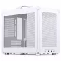 Caixa de PC Jonsbo C6 MAX, caixa mini, Micro-ATX, vidro temperado - branca