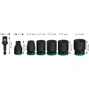 Conjunto de chaves de caixa Bosch Powertools PRO 1/2 polegadas 7 peças preto