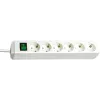 Brennenstuhl 1159520400 régua de tomadas 6 tomadas 45° branca com interruptor 3 m cabo H05VV-F3G1,5 POS-Reiter (1159520400)