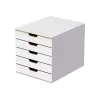 Durable VARICOLOR Mix 5 caixa de arquivo em plástico multicolor branco 762527