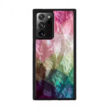 Capa de proteção iKins para Samsung Galaxy Note 20 Ultra – design Water Flower, preto