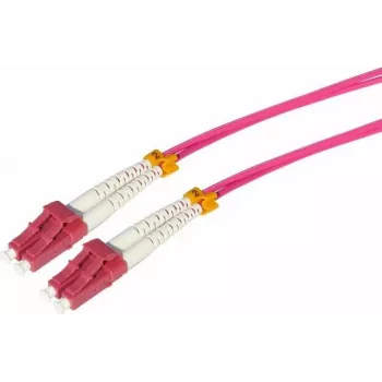 Cabo de fibra ótica Tecline HD, 50/125 µm, multimodo, fibra OM4, ficha LC duplex / ficha SC duplex, heather violet, 3,0 m (798LS03)