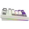LORGAR KBP70TKLW, Teclado de gaming mecânico TKL sem fios Pro, bege, layout EN