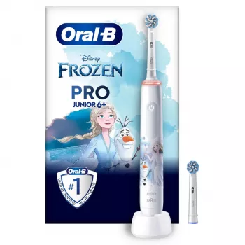 Escova de dentes elétrica rotativa Oral-B PRO Junior Frozen