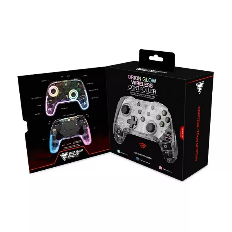 Dragonshock comando Orion Glow sem fios RGB Switch