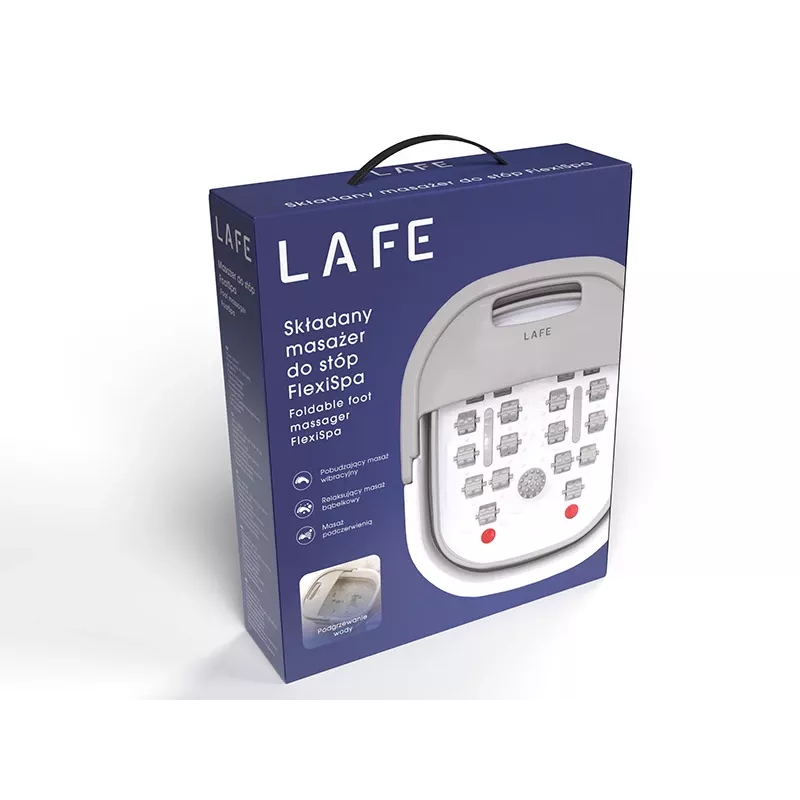 Lafe FlexiSpa massajador de pés dobrável e banho de pés