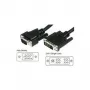Cabo DVI-I/VGA FullHD Wentronic Goobay, preto, 3 m - ficha DVI-A (12+5 pinos) > ficha VGA (15 pinos) (50991)