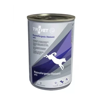TROVET Hipoalergénico VPD com veado - Alimento húmido para cães - 400 g