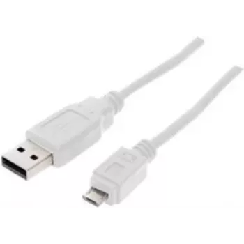 Cabo USB ShiverPeaks BS77180-W 0,5 m USB 2.0 Micro-USB B branco