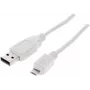 Cabo USB ShiverPeaks BS77180-W 0,5 m USB 2.0 Micro-USB B branco