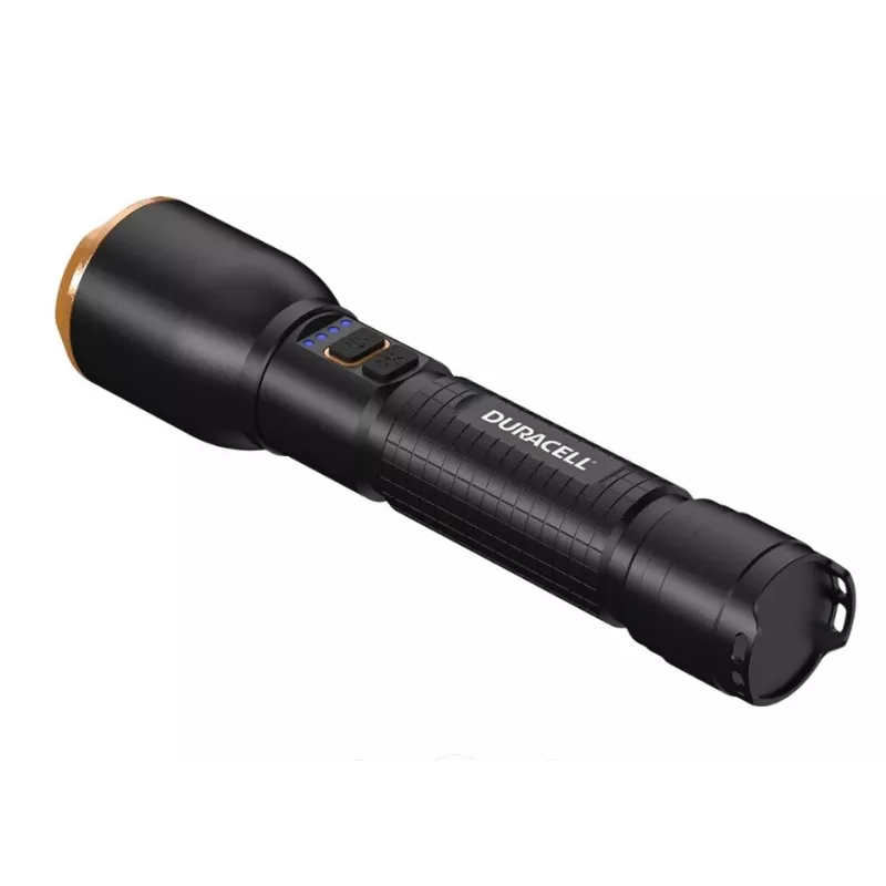 Lanterna Duracell DF3000R, preta