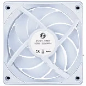 Ventoinha de caixa 120mm Lian Li UNI FAN CL Wireless — branca, controlo RGB sem fios, compatível com daisy-chain