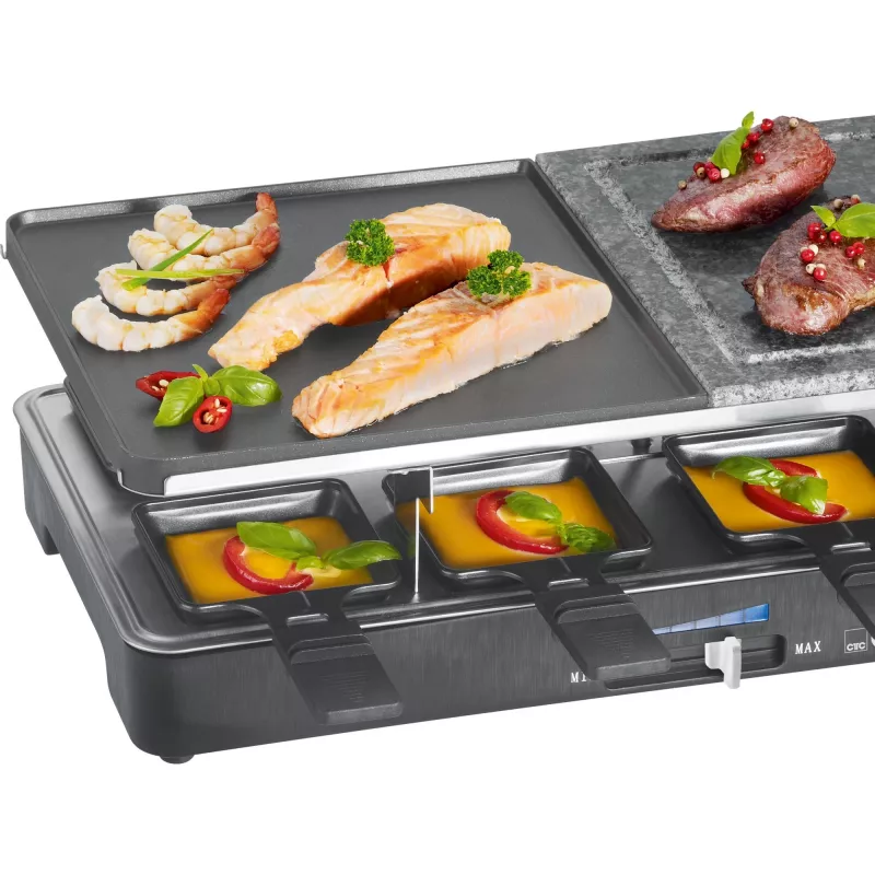 Clatronic 5,10 cm (2) 1 grelhador raclette RG 3518 (261706)