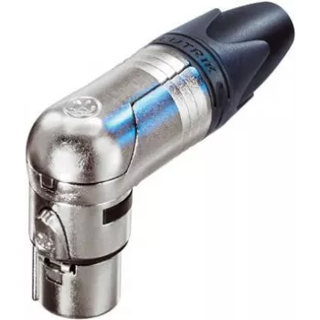 Neutrik RX Series - ficha de áudio - XLR3 (W) - ficha angular (NC3FRX)