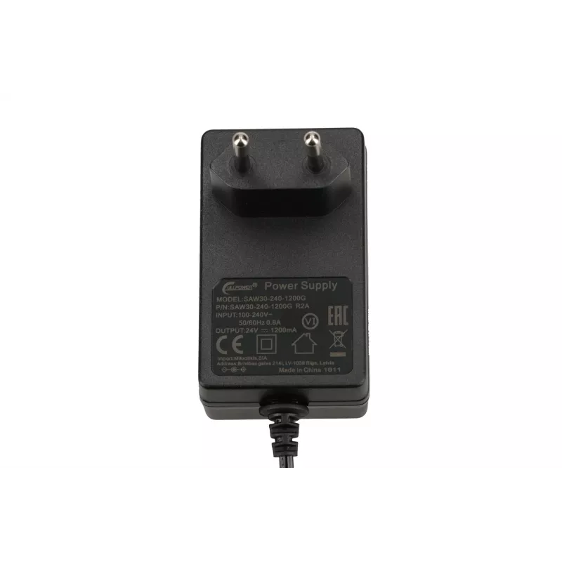 Fonte de alimentação Mikrotik SAW30-240-1200GR2A interior preto