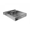 Caixa rack Lanberg SC01-5202-12B 2U preta 3 ventoinhas HDD+SSD