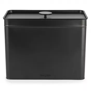 Caixa de pão Salter BW124581EU7 design Kuro em aço – armazenamento em aço inoxidável para pão e produtos de padaria