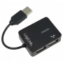 Hub USB LOGILINK UA0139 – 4 portas USB 2.0, 480 Mbit/s, preto