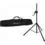Conjunto de suporte para altifalante Omnitronic STS-1 regulável em altura com bolsa de transporte