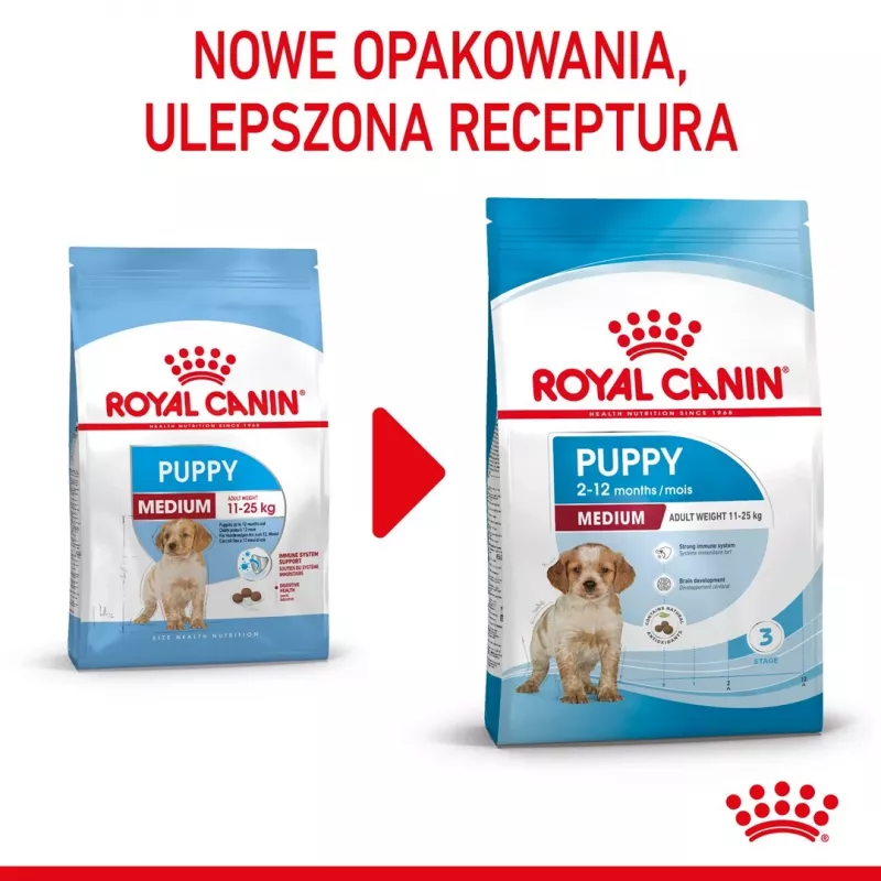 Royal Canin Medium Puppy ração seca para cachorros 15 kg