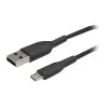 Cabo USB Belkin CAB007bt1MBK 1m USB A Micro-USB A Preto
