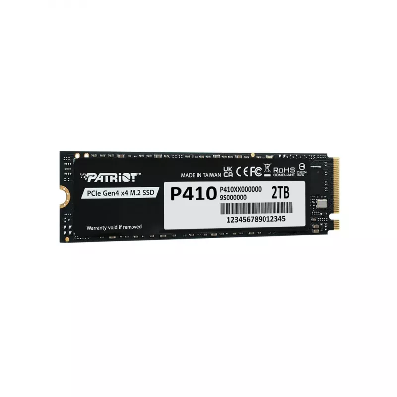 Unidade de estado sólido PATRIOT P410 2 TB M.2 NVMe, 2000 GB, fator de forma M.2
