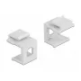 Delock - Módulo de entrada (vazio) - branco - 1 porta (pack de 4) (86819)